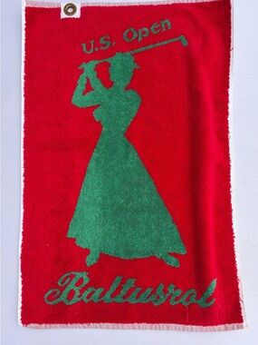 Vintage 1985 Women’s US Open Baltustrol Golf Towel Nostalgic